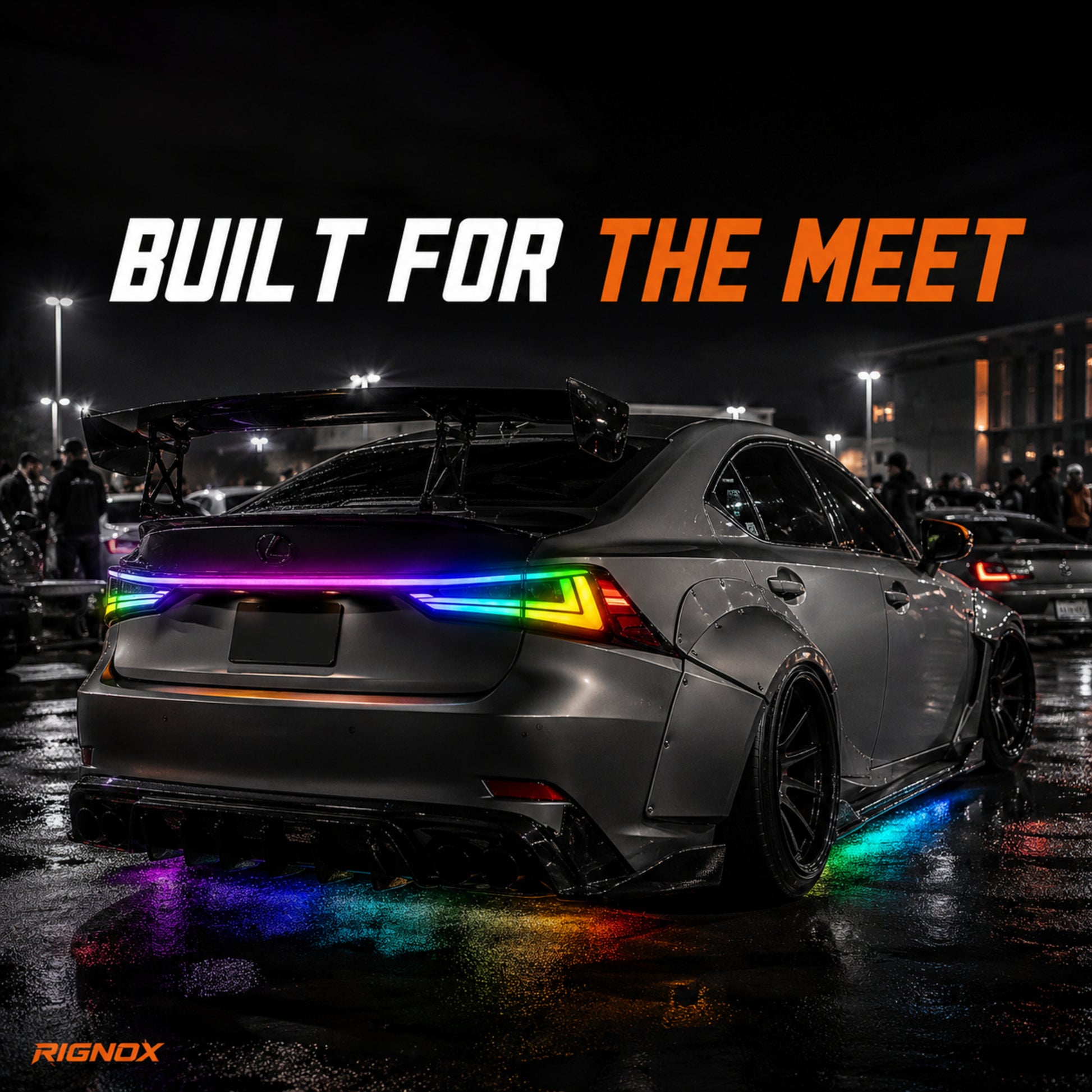 2014-2020 Lexus IS250/IS350/ISF Sequential LED Tail Lights — sequential LED car meet01 - T-IS14-SRGB