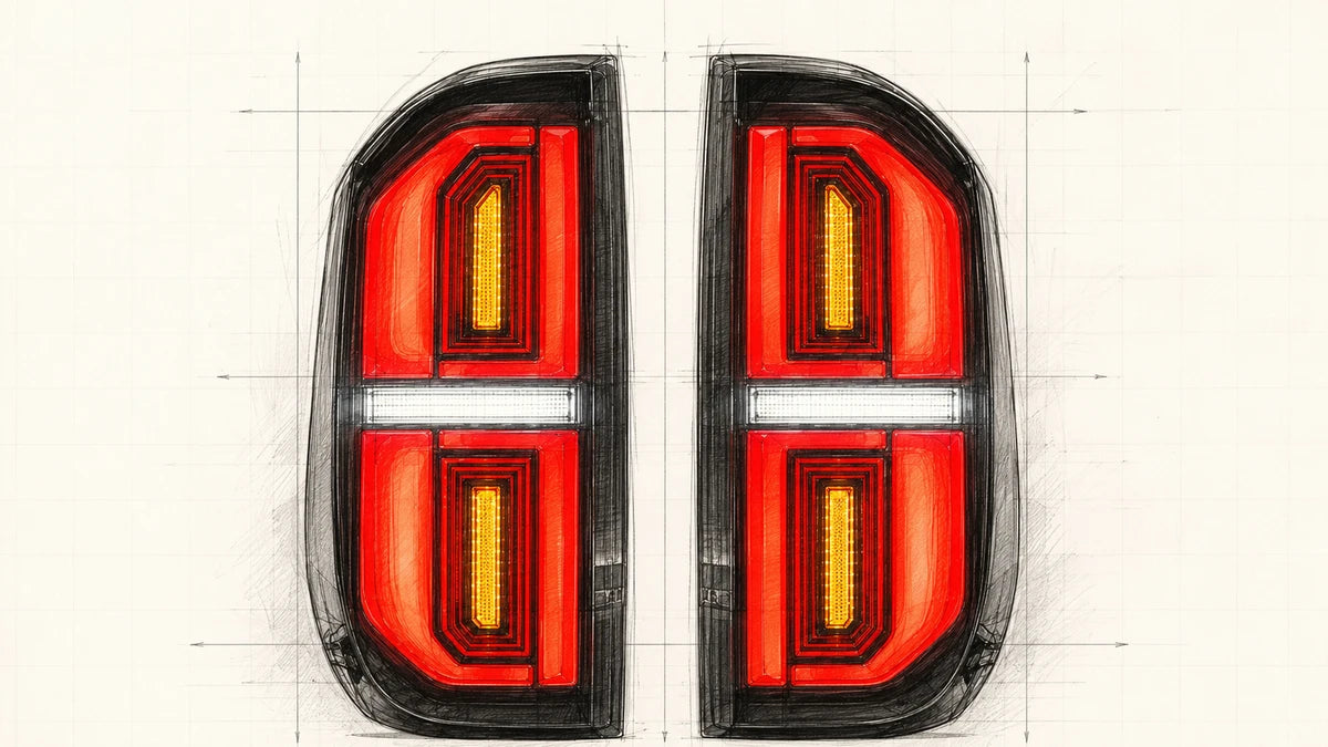 2014-2021 Toyota Tundra Sequential LED Tail Lights Assembly