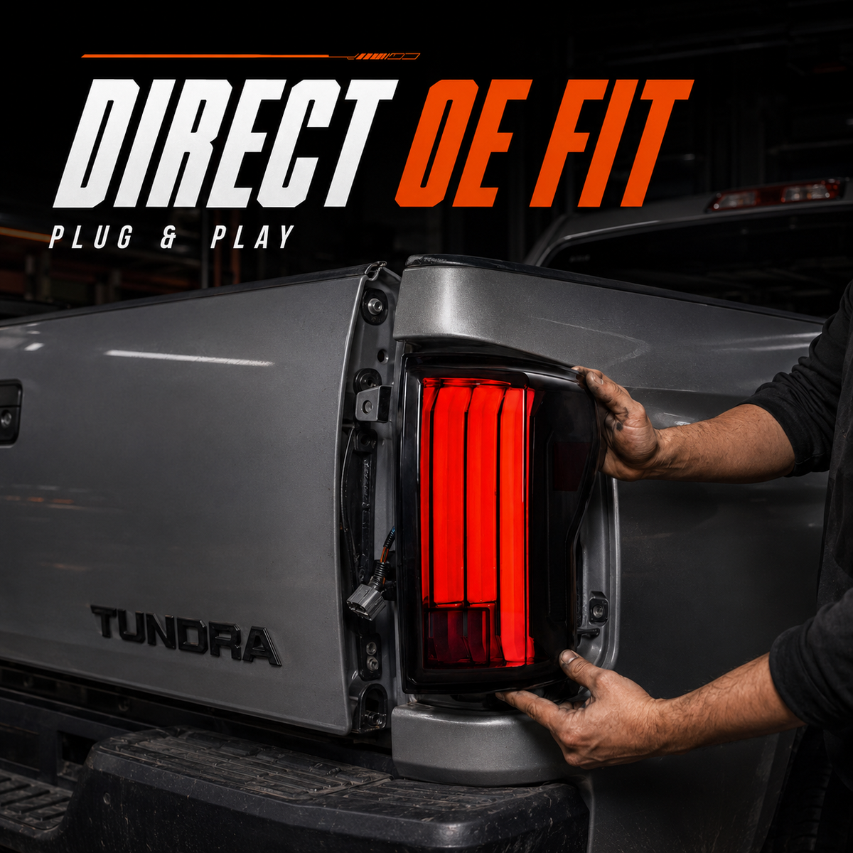 2007-2013 Toyota Tundra Sequential LED Tail Lights — direct OE fitment — T-TUN07