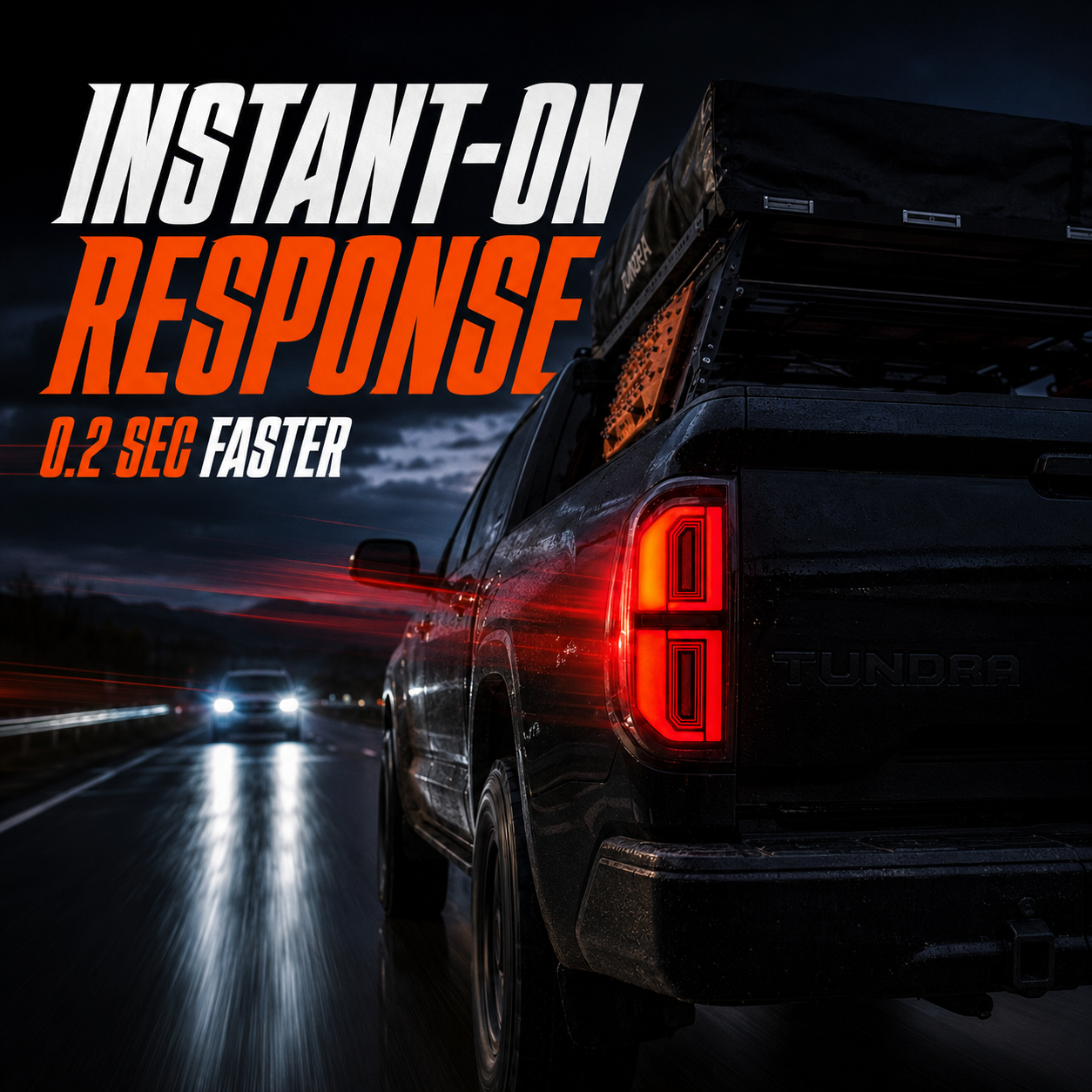2014-2021 Toyota Tundra Sequential LED Tail Lights — instant-on response — T-TUN14