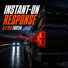 2014-2021 Toyota Tundra Sequential LED Tail Lights — instant-on response — T-TUN14