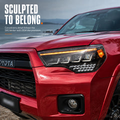 2014-2024 Toyota 4Runner LED Projector Headlights Assembly — sculpted to belong — H-4RN14-4P