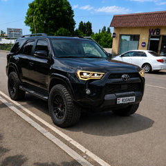 2014-2024 Toyota 4Runner LED Dual Projector Headlights — city street parking — H-4RN14