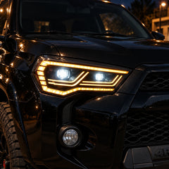  2014-2024 Toyota 4Runner LED Dual Projector Headlights — city street parking — H-4RN14