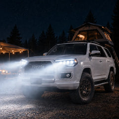 2014-2024 Toyota 4Runner LED Quad Projector Headlights Assembly — nighttime lighting performance — H-4RN14-4P
