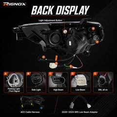 2014-2024 Toyota 4Runner LED Dual Projector Headlights — plug and play  — H-4RN14-3P