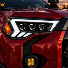 2014-2024 Toyota 4Runner LED Dual Projector Headlights — white drl close-up — H-4RN14-3P