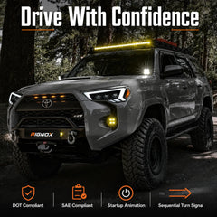 2014-2024 Toyota 4Runner LED Dual Projector Headlights — drive with confidence — H-4RN14-3P