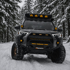2014-2024 Toyota 4Runner LED Dual Projector Headlights — driving in snow  — H-4RN14-3P