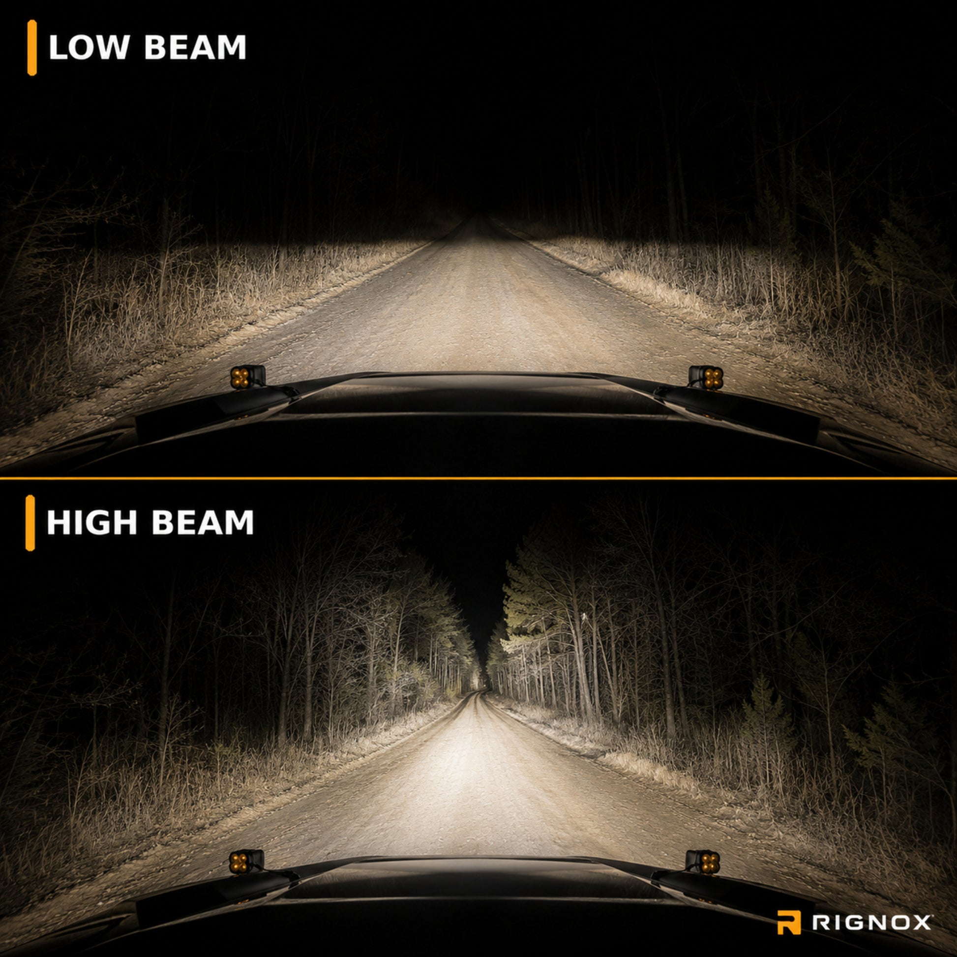 2014-2024 Toyota 4Runner LED Dual Projector Headlights — clear lens sequential low high beam — H-4RN14