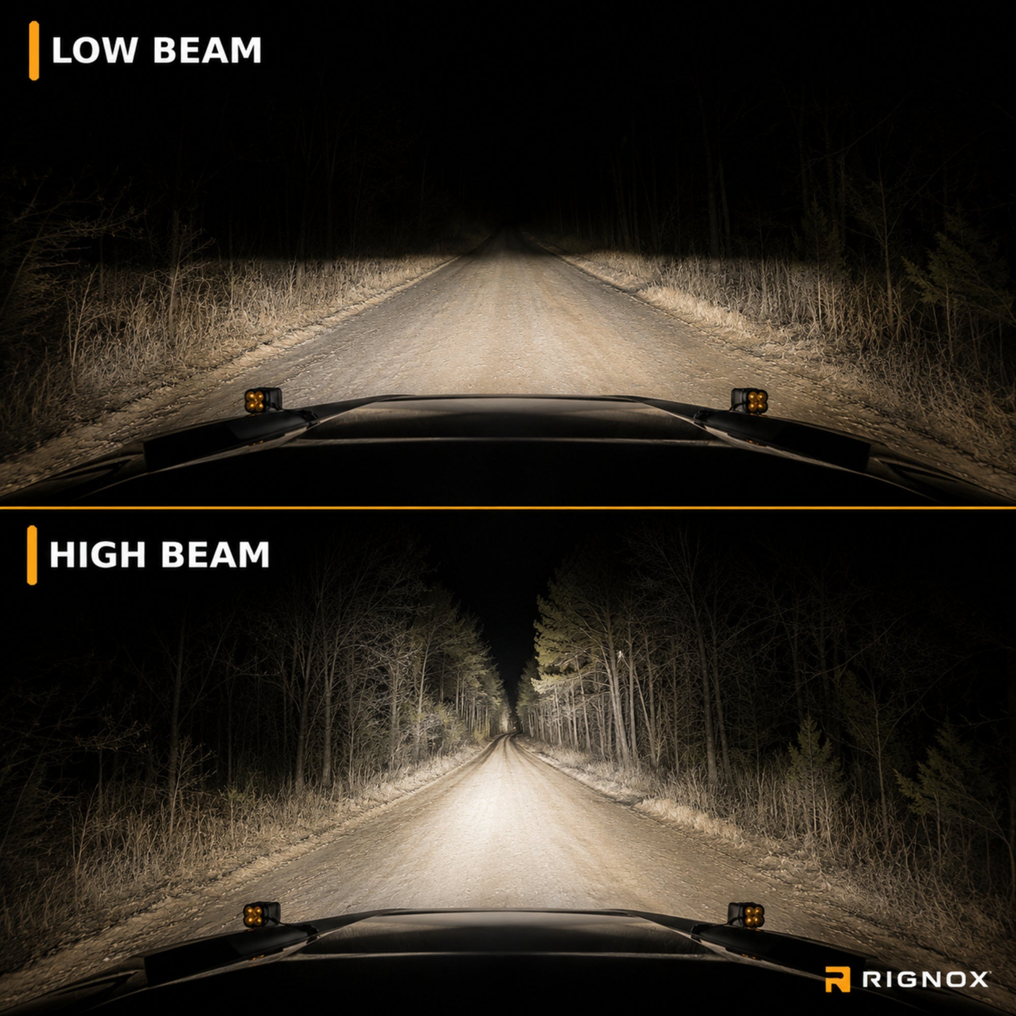 2014-2024 Toyota 4Runner LED Dual Projector Headlights — clear lens sequential low high beam — H-4RN14