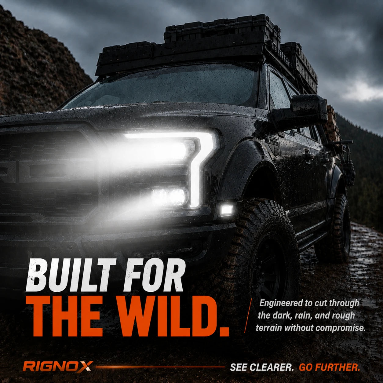 2015-2017 Ford F-150 LED Dual Projector Headlights — built for wild — H-F150-15
