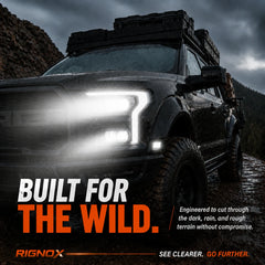 2015-2017 Ford F-150 LED Dual Projector Headlights — built for wild — H-F150-15
