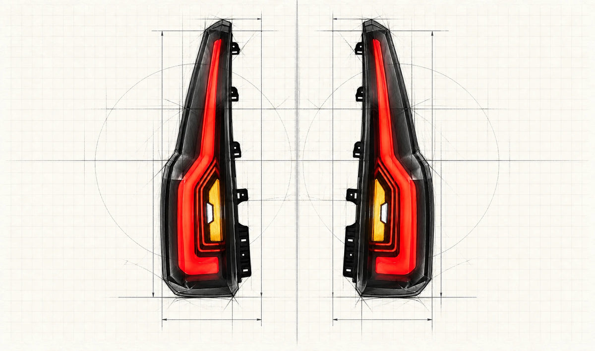 2015-2020 GMC Yukon & Chevrolet Tahoe LED Tail Lights Assembly
