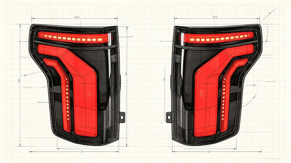 2015-2020 Ford F-150 Sequential LED Tail Lights Assembly