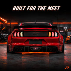 2015-2023 Ford Mustang S550 Sequential LED Tail Lights — euro tri bar sequential LED car meet revised05 - T-MUS15-CRGB