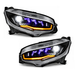 2016-2021 Honda Civic 10th Gen LED Projector Headlights — main product view — H-CIV10-RP