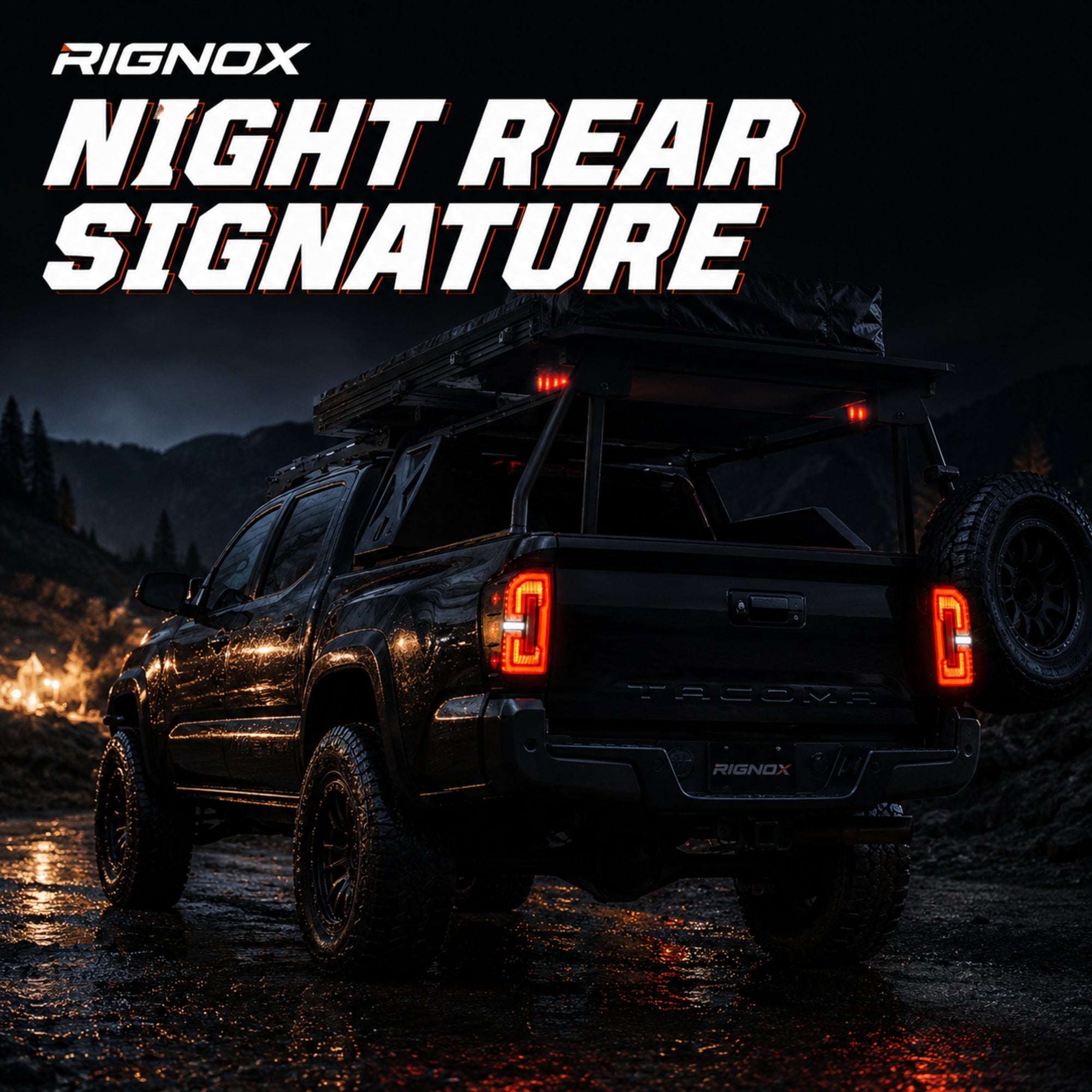 2016-2023 Toyota Tacoma 3rd Gen LED Tail Lights | Smoke Red, Sequential Turn Signal-10