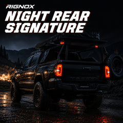 2016-2023 Toyota Tacoma 3rd Gen LED Tail Lights | Smoke Red, Sequential Turn Signal-10