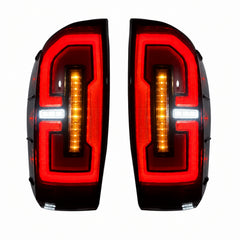 2016-2023 Toyota Tacoma 3rd Gen LED Tail Lights | Smoke Red, Sequential Turn Signal-1