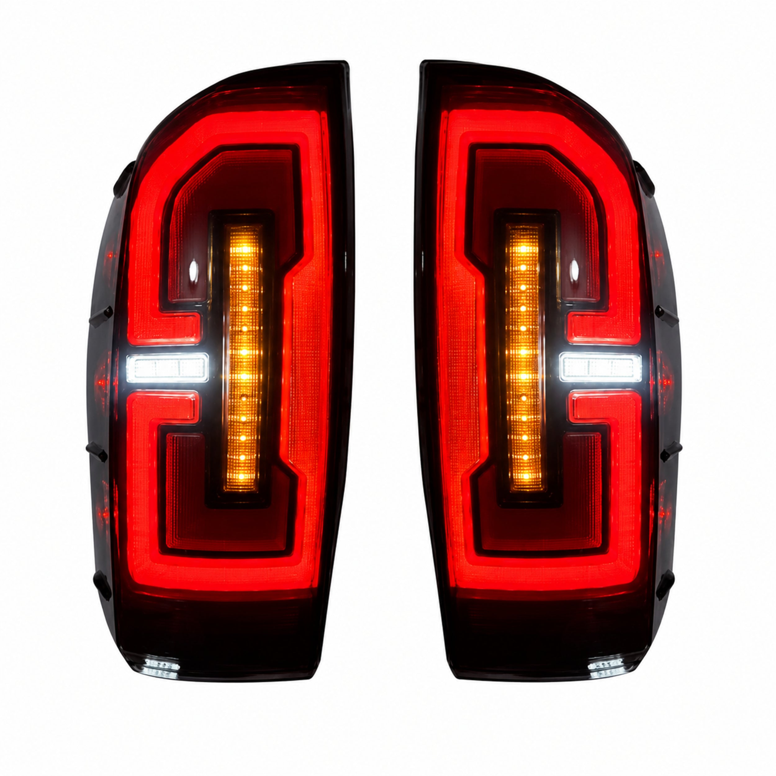 2016-2023 Toyota Tacoma 3rd Gen LED Tail Lights | Smoke Red, Sequential Turn Signal