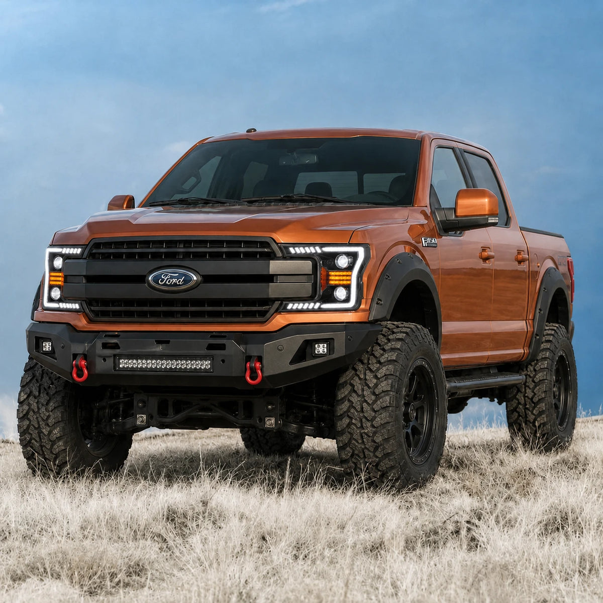 2018-2020 Ford F-150 LED Dual Projector Headlights —confidence in any adventure — H-F150-18