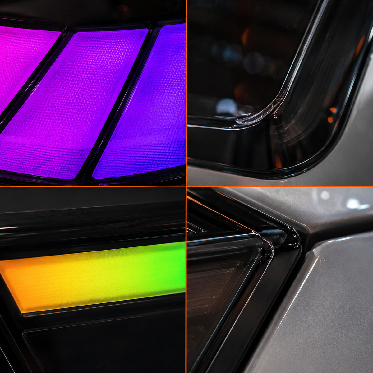 2018-2022 Honda Accord 10th Gen Sequential LED Tail Lights — macro detail — T-ACC10-SS-RGB