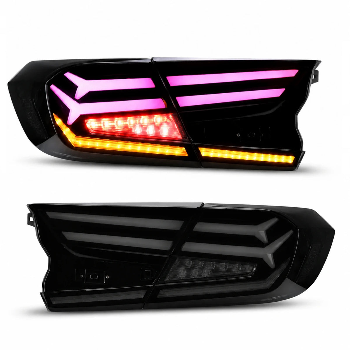 2018-2022 Honda Accord 10th Gen Sequential LED Tail Lights — main product view — T-ACC10-FSH-SRGB