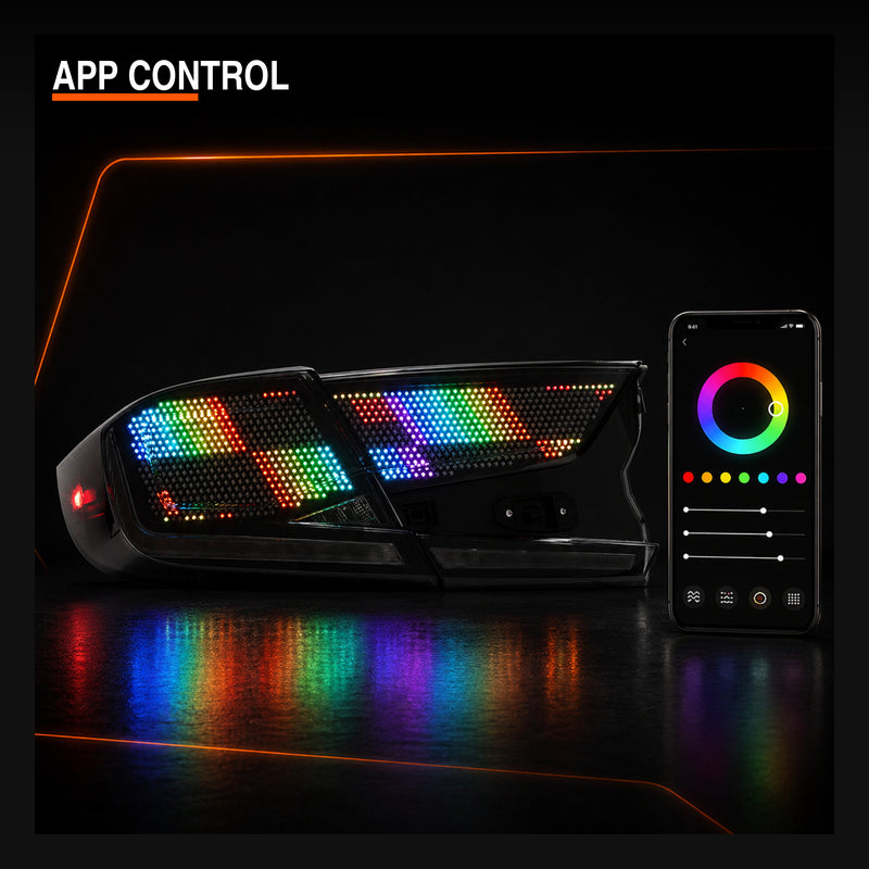 2018-2022 Honda Accord 10th Gen Sequential LED Tail Lights — digital RGB app control13 - T-ACC10-SDG