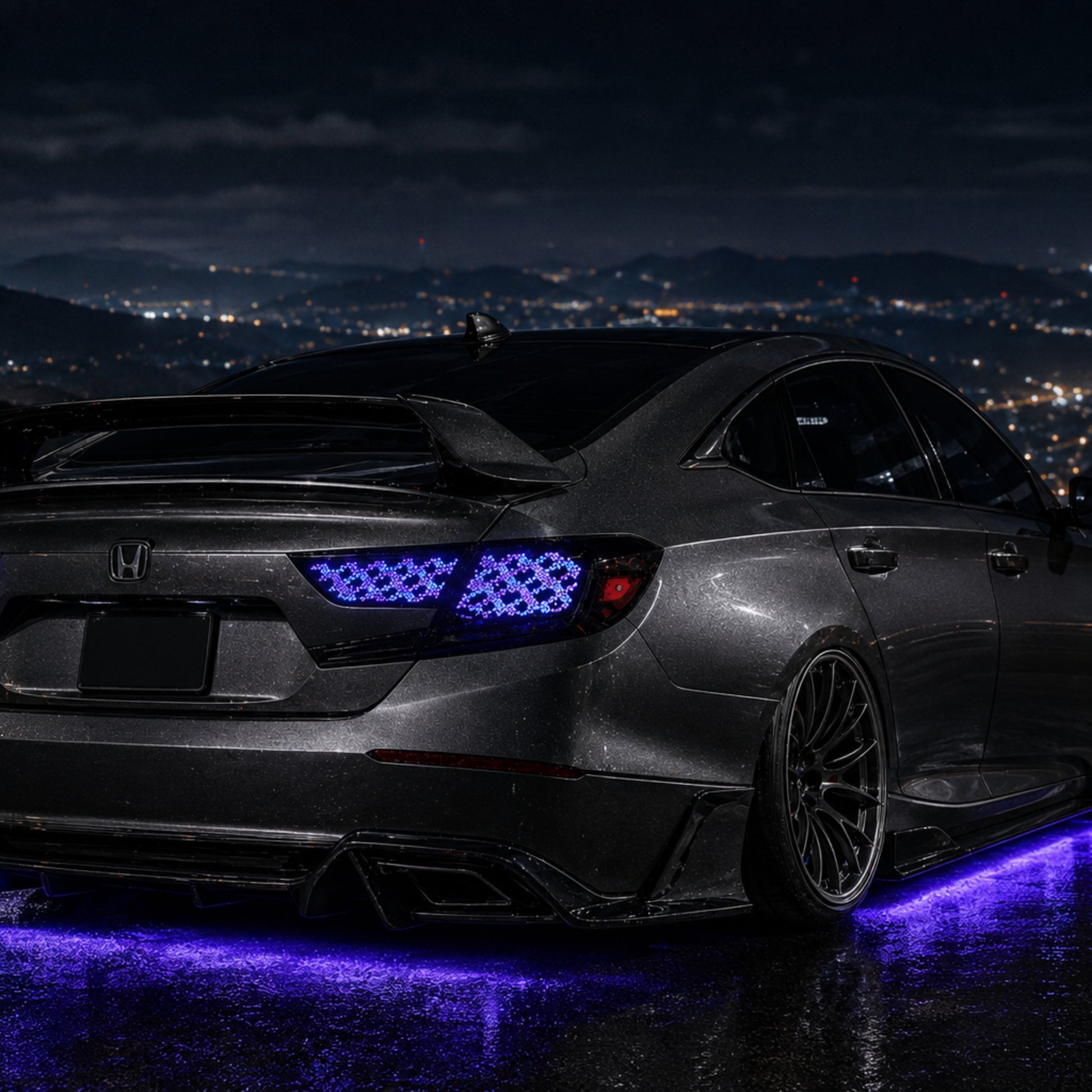 2018-2022 Honda Accord 10th Gen Sequential LED Tail Lights — digital RGB night rear signature15 - T-ACC10-SDG