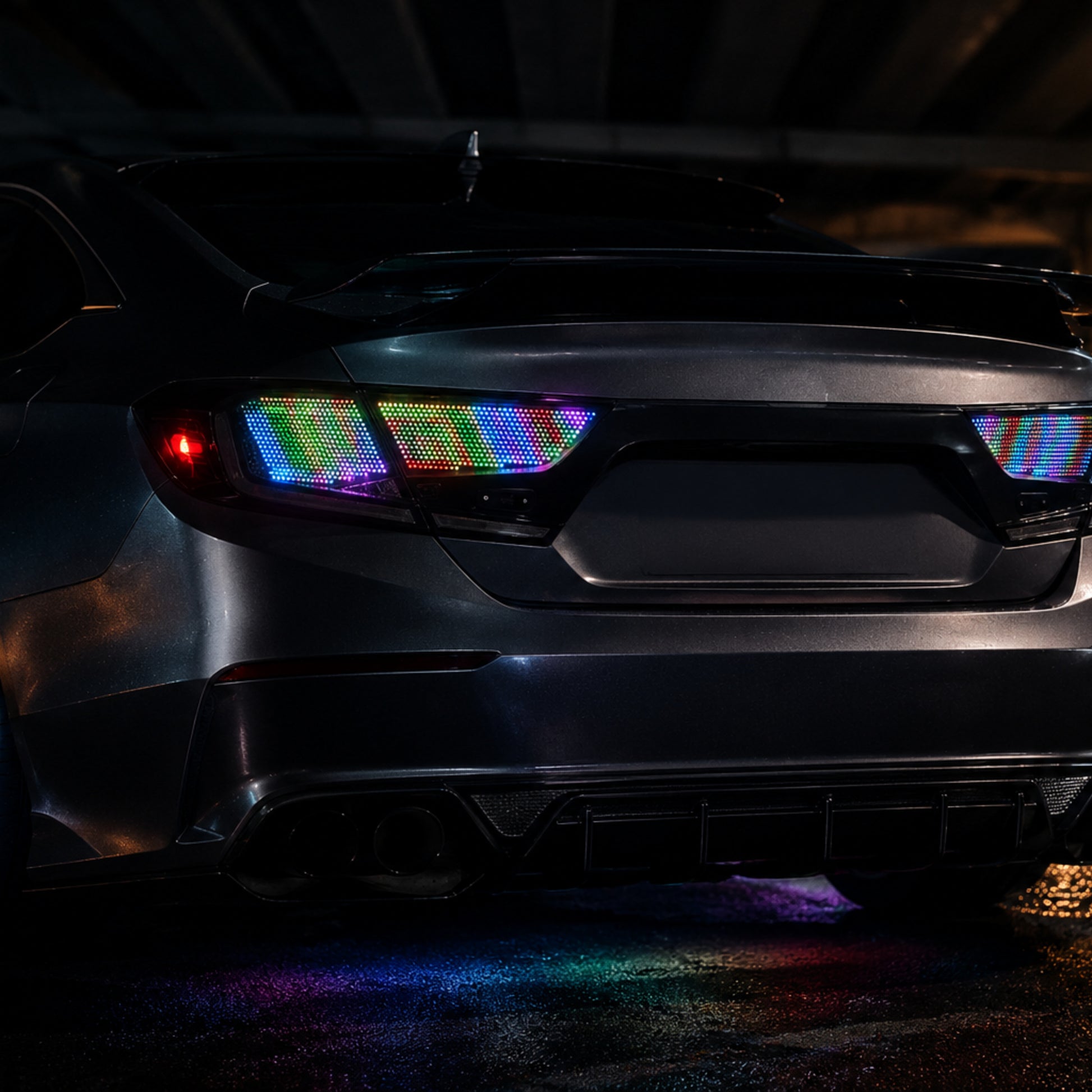 2018-2022 Honda Accord 10th Gen Sequential LED Tail Lights — digital RGB rgbmosaic07 - T-ACC10-SDG