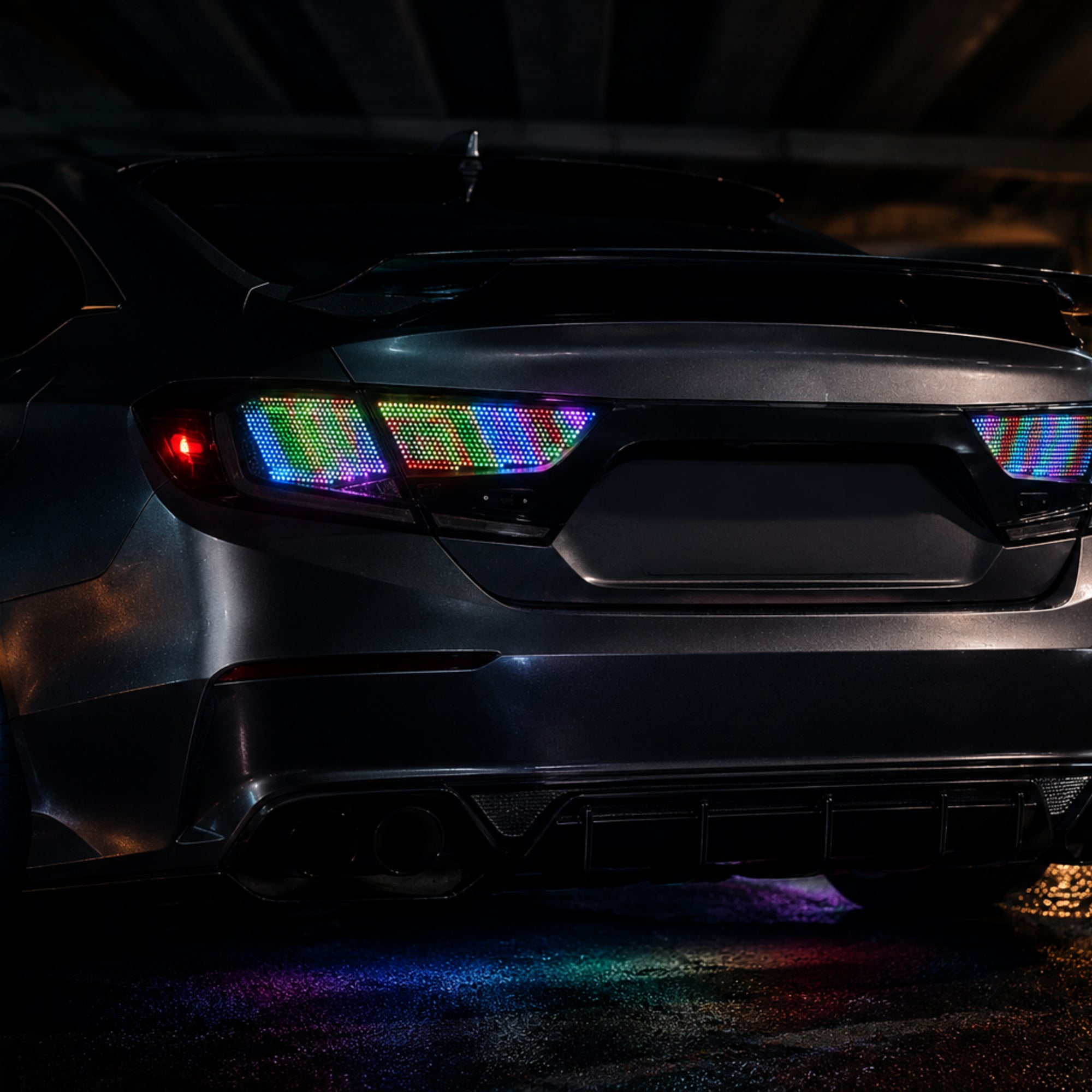 2018-2022 Honda Accord 10th Gen Sequential LED Tail Lights — digital RGB rgbmosaic07 - T-ACC10-SDG