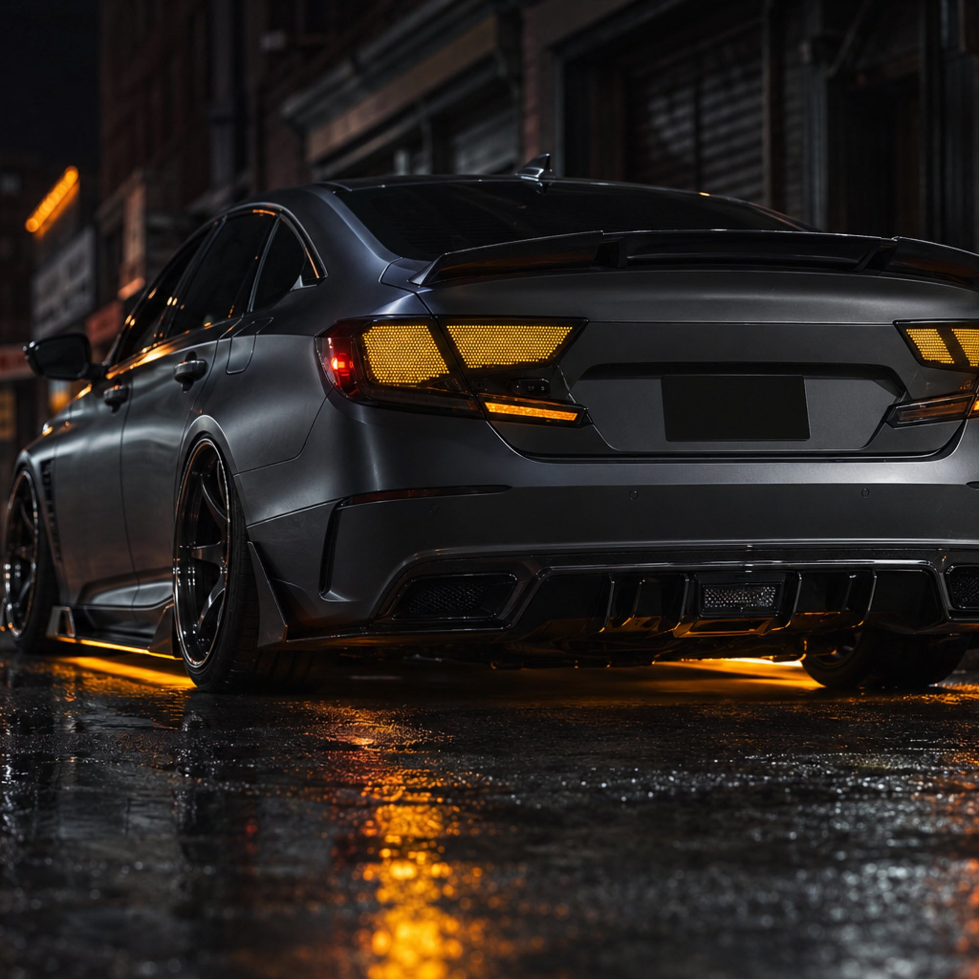2018-2022 Honda Accord 10th Gen Sequential LED Tail Lights — digital RGB street yellow06 - T-ACC10-SDG