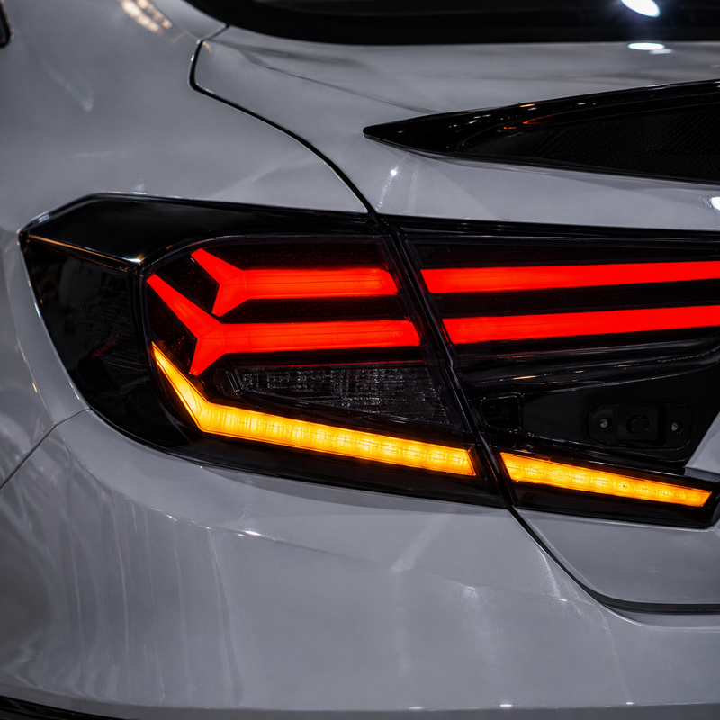 2018-2022 Honda Accord 10th Gen Sequential LED Tail Lights — sequential LED macro close up - T-ACC10-FSH-SR