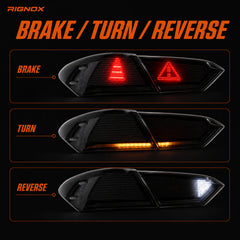 2018-2024 Toyota Camry 8th Gen Sequential LED Tail Lights — digital RGB function12 - T-CAM18-HL-SDG