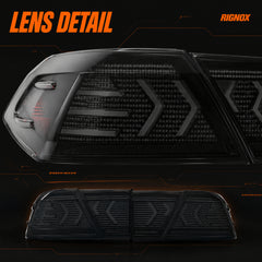 2018-2024 Toyota Camry 8th Gen Sequential LED Tail Lights — digital RGB lens detail14 - T-CAM18-HL-SDG