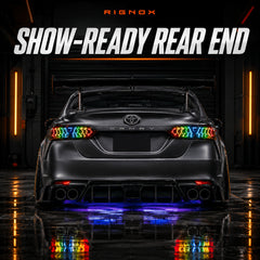 2018-2024 Toyota Camry 8th Gen Sequential LED Tail Lights — digital RGB rear upgrade15 - T-CAM18-HL-SDG