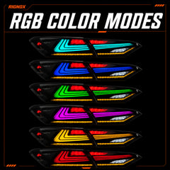 2018-2024 Toyota Camry 8th Gen Sequential LED Tail Lights — RGB function - T-CAM18-HL-SRGB