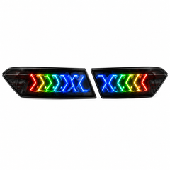 2018-2024 Toyota Camry 8th Gen Sequential LED Tail Lights — digital RGB white background lit RGB - T-CAM18-HL-SDG