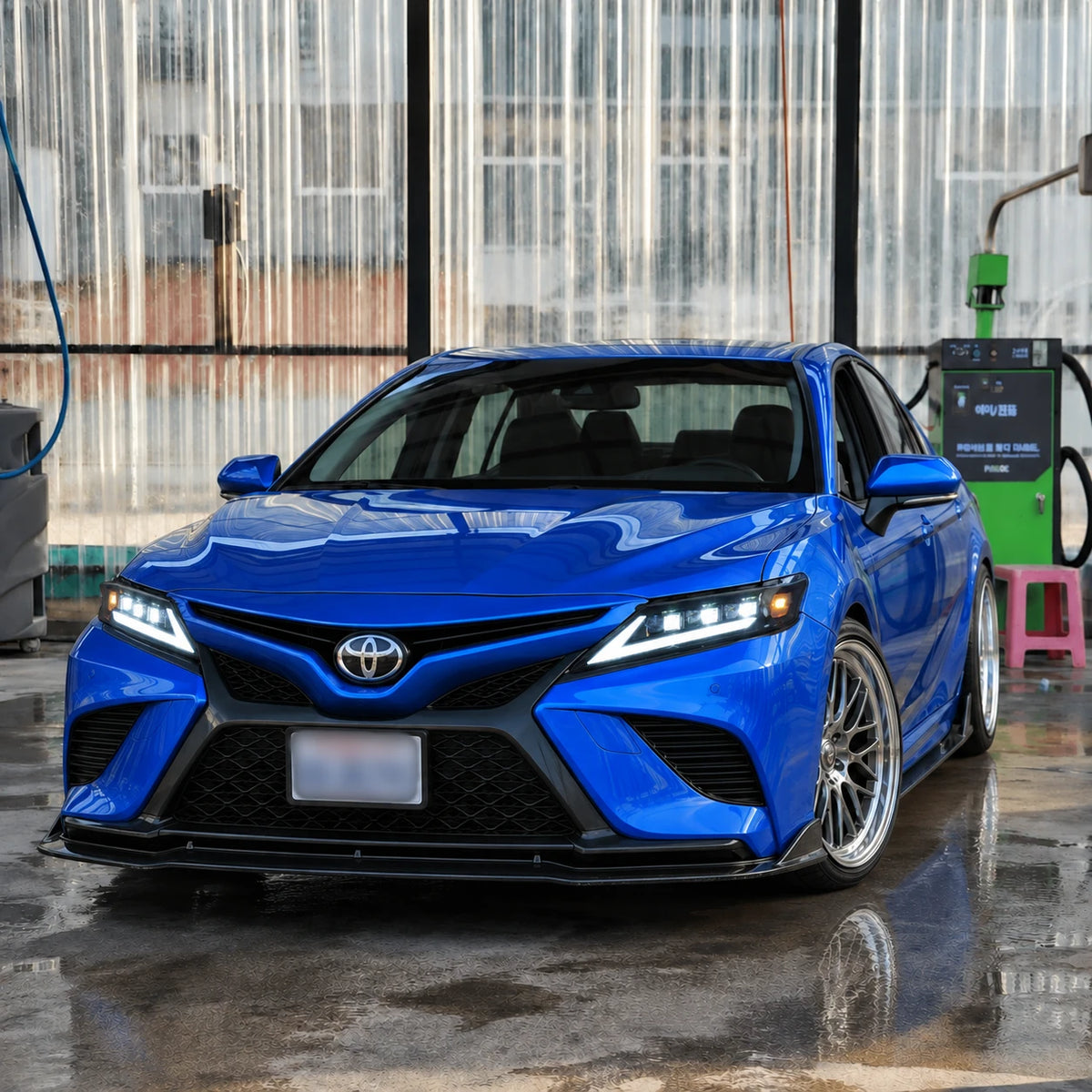 2018-2024 Toyota Camry LED Triple Projector Headlights — indoor lighting show — H-CAM18-SWD-CW