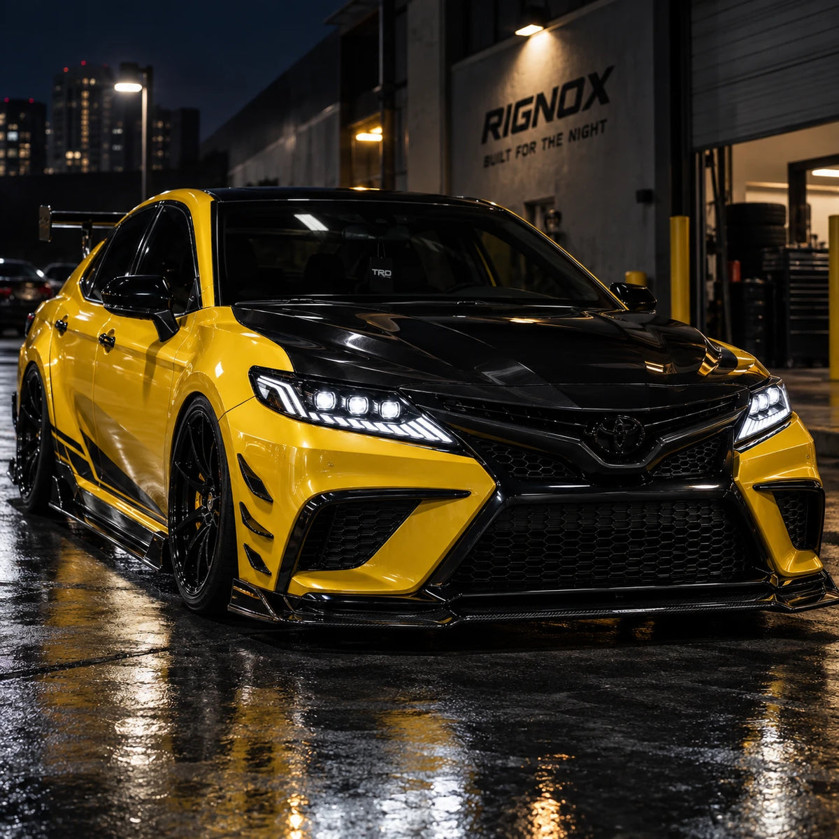 2018-2024 Toyota Camry LED Triple Projector Headlights — own the night — H-CAM18-CW