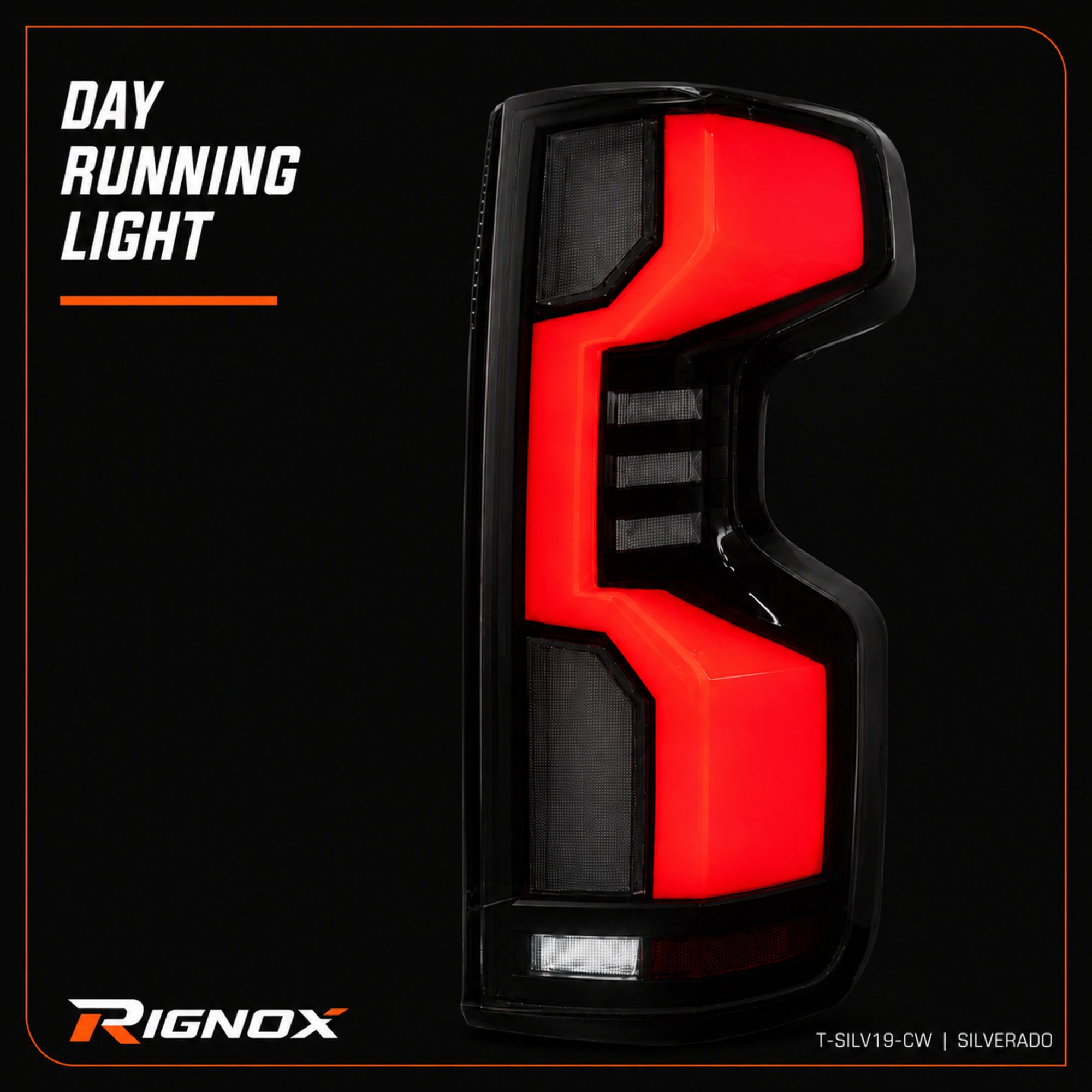2019-2023 Chevrolet Silverado 1500 Sequential LED Tail Lights — smoked function11 - T-SILV19-CW
