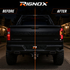 2019-2023 Chevrolet Silverado 1500 Sequential LED Tail Lights — smoked supplement15 - T-SILV19-CW