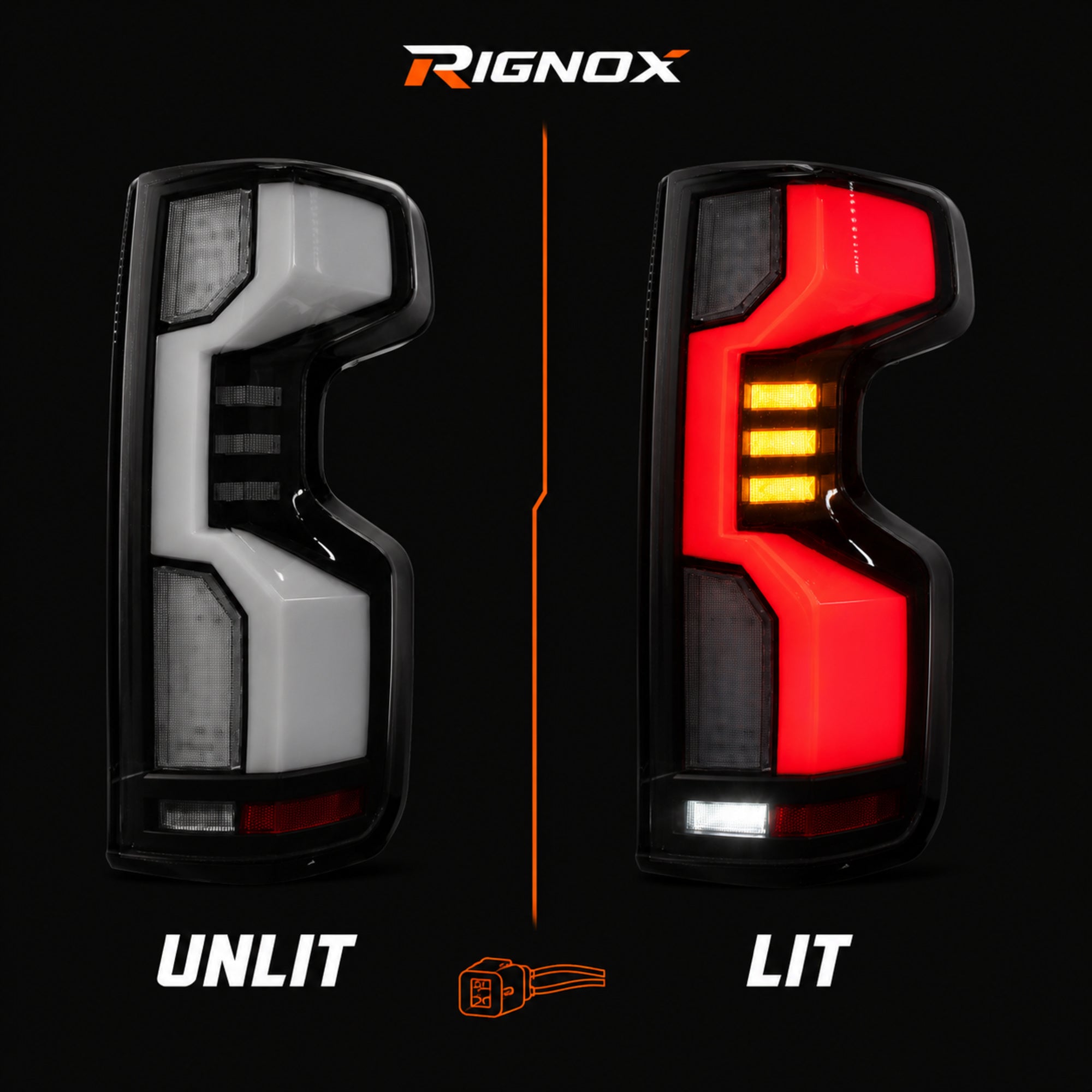 2019-2023 Chevrolet Silverado 1500 Sequential LED Tail Lights — smoked supplement16 - T-SILV19-CW