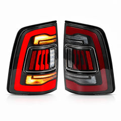 2019-2024 Ram 2500 3500 (5th Gen) Sequential LED Tail Lights Assembly — Pair — main product view — T-RAMHD19-CR