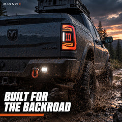 2019-2024 Ram 2500 3500 Sequential LED Tail Lights Assembly — built for the backroad — T-RAMHD19
