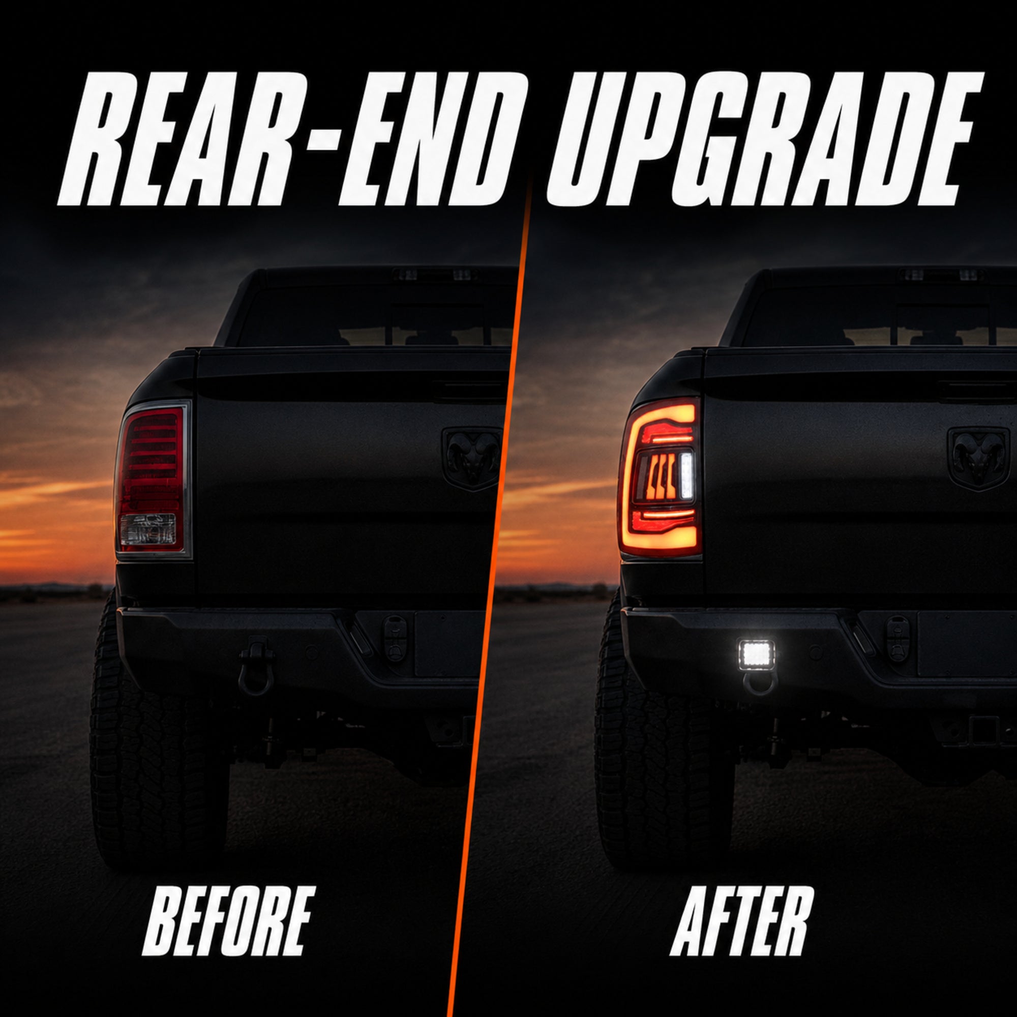 2019-2024 Ram 2500 3500 LED Tail Lights