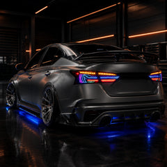 2019-2024 Nissan Altima Sequential LED Tail Lights — RGB garage show - T-ALT19-SRGB