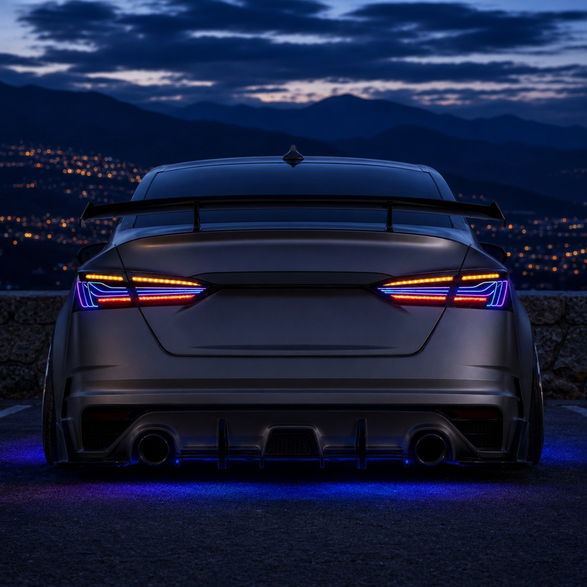 2019-2024 Nissan Altima Sequential LED Tail Lights — RGB rear signature - T-ALT19-SRGB