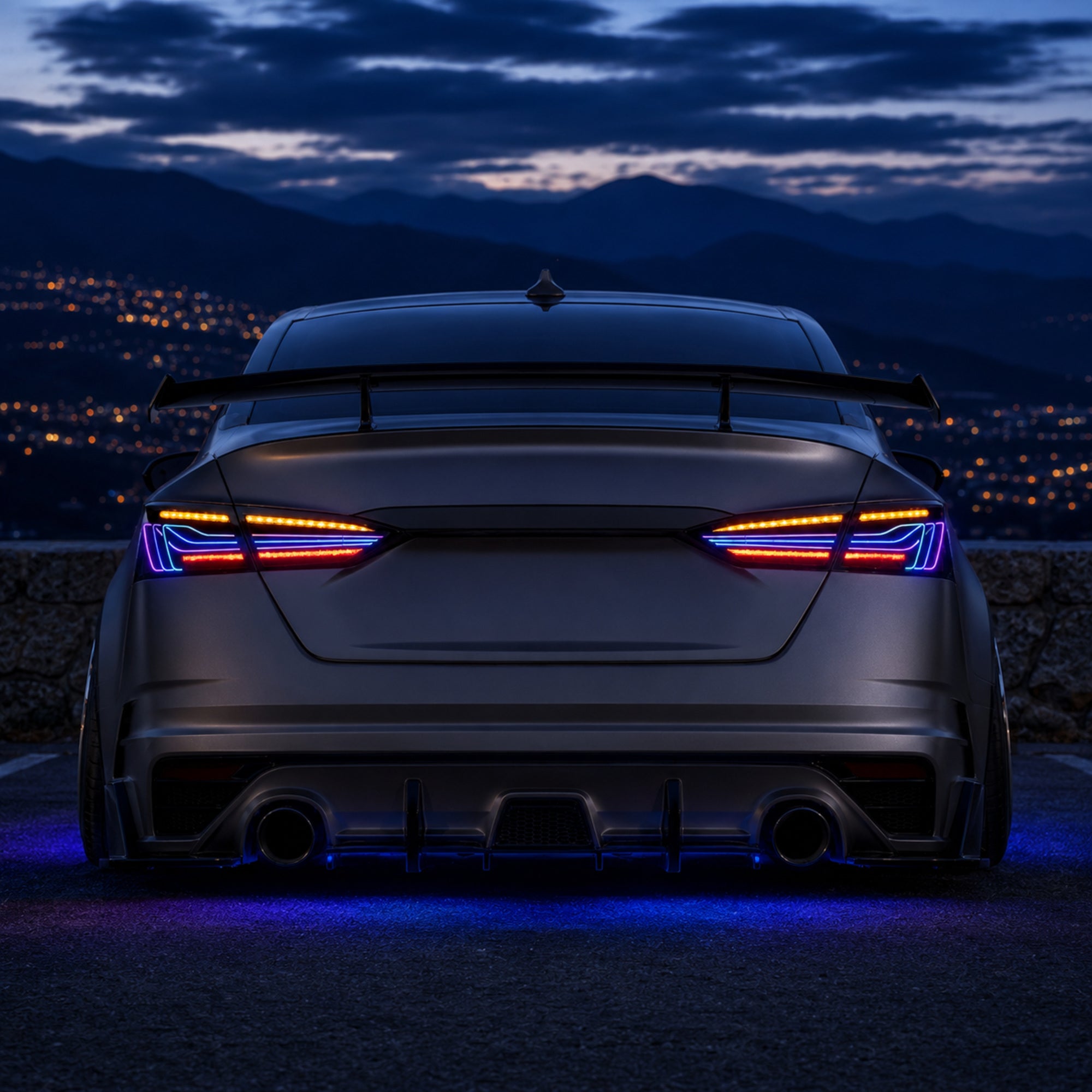 2019-2024 Nissan Altima Sequential LED Tail Lights — RGB rear signature - T-ALT19-SRGB
